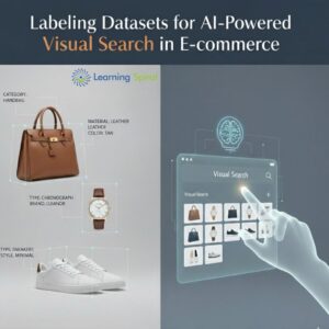 AI data labeling and annotation services improving visual search accuracy and machine learning model performance for e-commerce.