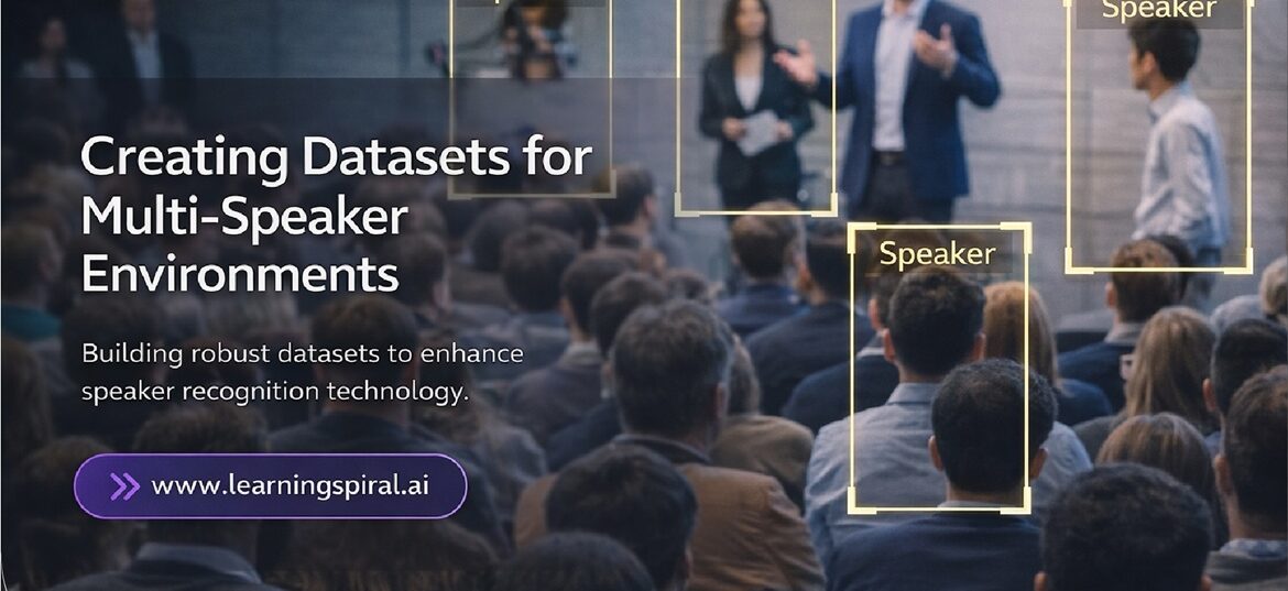 Multi-speaker datasets for audio annotation and AI data labeling by Learning Spiral AI for accurate speech models