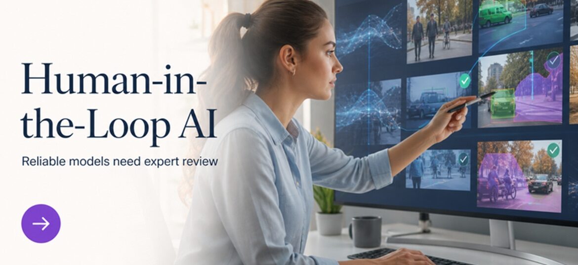 Human in the Loop process combining human review with artificial intelligence